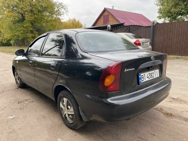 Черный Дэу Сенс, объемом двигателя 1.5 л и пробегом 188 тыс. км за 2550 $, фото 1 на Automoto.ua