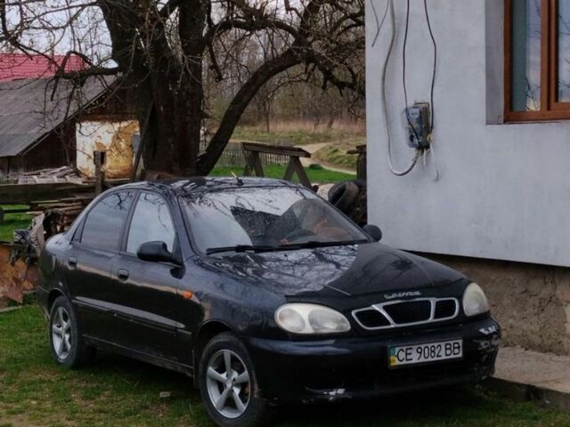 Черный Дэу Сенс, объемом двигателя 1.5 л и пробегом 220 тыс. км за 1100 $, фото 1 на Automoto.ua
