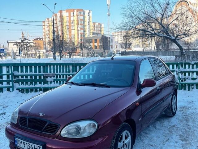 Красный Дэу Сенс, объемом двигателя 1.5 л и пробегом 163 тыс. км за 3436 $, фото 1 на Automoto.ua