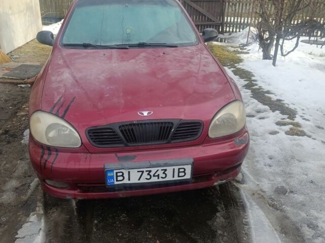 Красный Дэу Сенс, объемом двигателя 1.3 л и пробегом 249 тыс. км за 1800 $, фото 1 на Automoto.ua