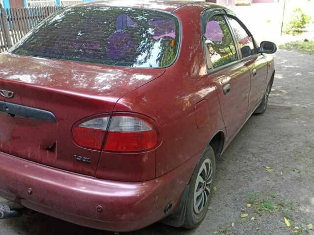Червоний Деу Сенс, об'ємом двигуна 1.3 л та пробігом 210 тис. км за 1050 $, фото 1 на Automoto.ua