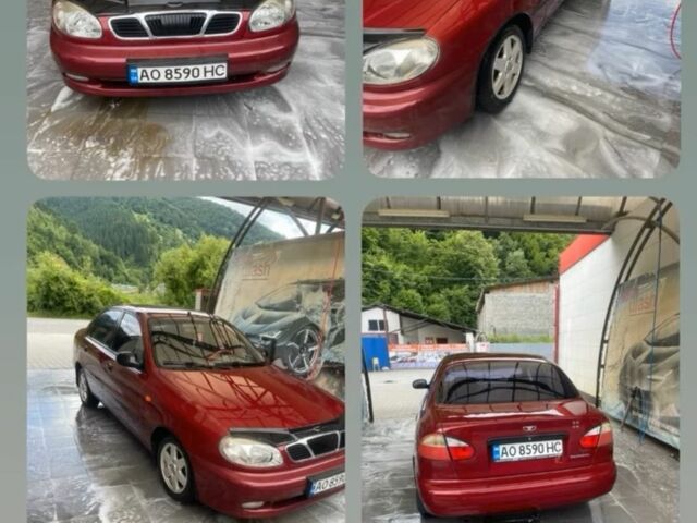 Красный Дэу Сенс, объемом двигателя 1.5 л и пробегом 245 тыс. км за 1500 $, фото 1 на Automoto.ua