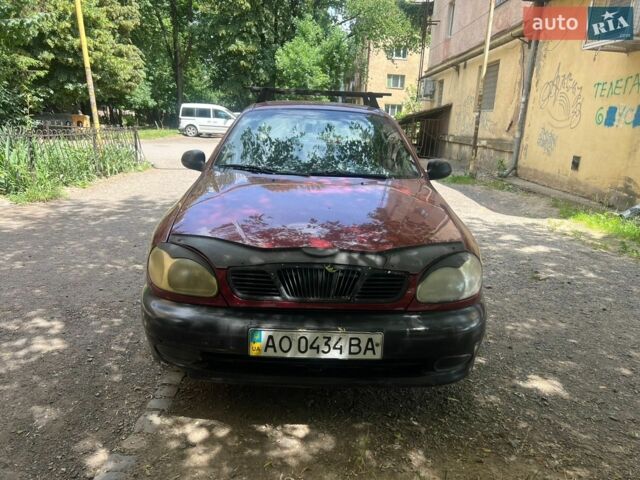 Червоний Деу Сенс, об'ємом двигуна 1.3 л та пробігом 242 тис. км за 1000 $, фото 1 на Automoto.ua