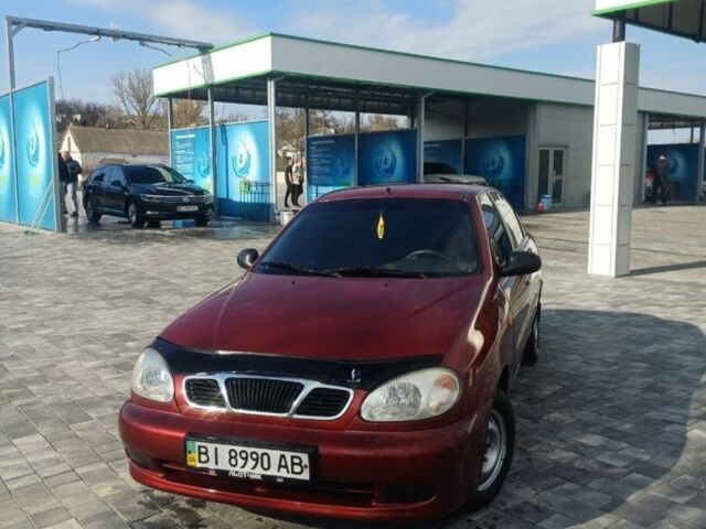 Червоний Деу Сенс, об'ємом двигуна 1.3 л та пробігом 230 тис. км за 2500 $, фото 1 на Automoto.ua