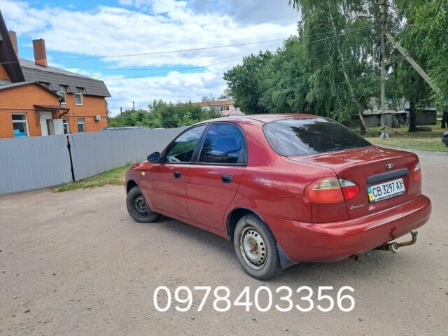 Красный Дэу Сенс, объемом двигателя 1.5 л и пробегом 288 тыс. км за 1349 $, фото 1 на Automoto.ua
