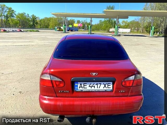 Красный Дэу Сенс, объемом двигателя 1.3 л и пробегом 250 тыс. км за 1300 $, фото 1 на Automoto.ua