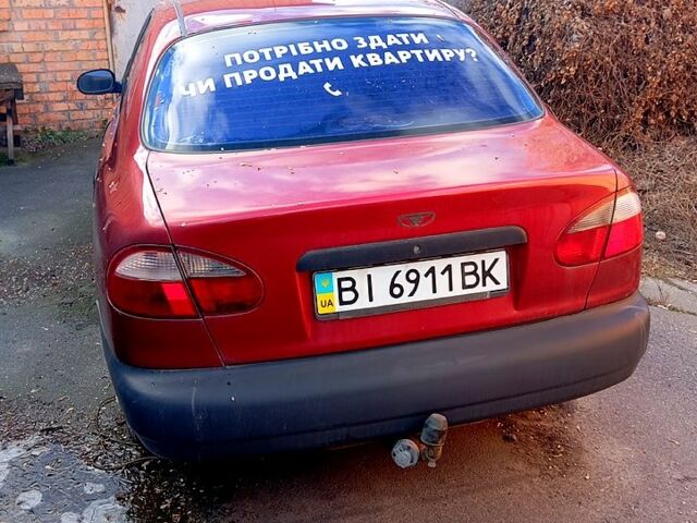 Червоний Деу Сенс, об'ємом двигуна 1.3 л та пробігом 111 тис. км за 700 $, фото 1 на Automoto.ua