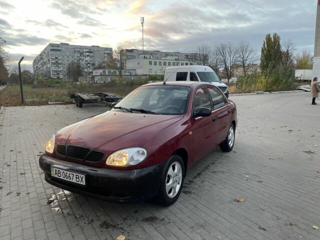 Красный Дэу Сенс, объемом двигателя 1.5 л и пробегом 250 тыс. км за 1100 $, фото 1 на Automoto.ua