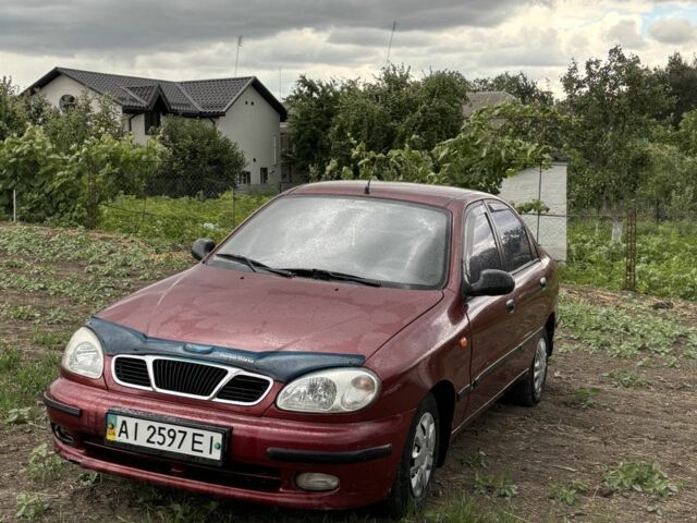 Красный Дэу Сенс, объемом двигателя 1.3 л и пробегом 160 тыс. км за 1290 $, фото 1 на Automoto.ua