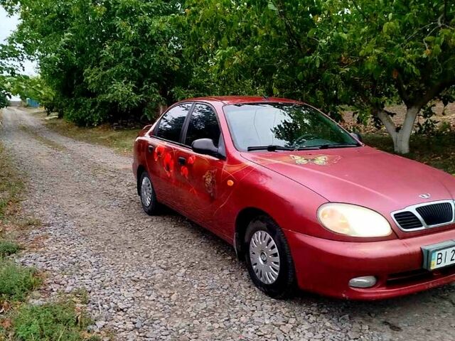 Красный Дэу Сенс, объемом двигателя 1.3 л и пробегом 83 тыс. км за 2600 $, фото 1 на Automoto.ua