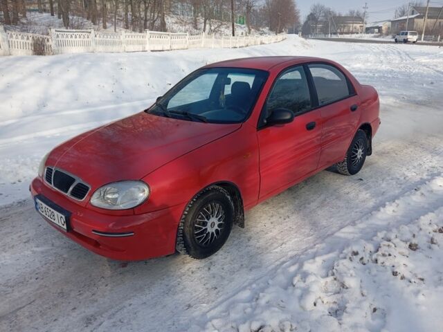 Красный Дэу Сенс, объемом двигателя 1.5 л и пробегом 200 тыс. км за 1450 $, фото 1 на Automoto.ua