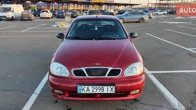 Красный Дэу Сенс, объемом двигателя 1.3 л и пробегом 175 тыс. км за 2400 $, фото 1 на Automoto.ua