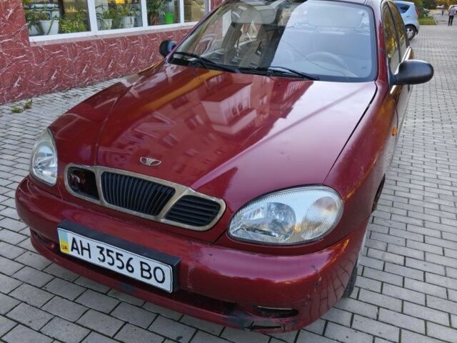 Красный Дэу Сенс, объемом двигателя 1.5 л и пробегом 158 тыс. км за 1350 $, фото 1 на Automoto.ua