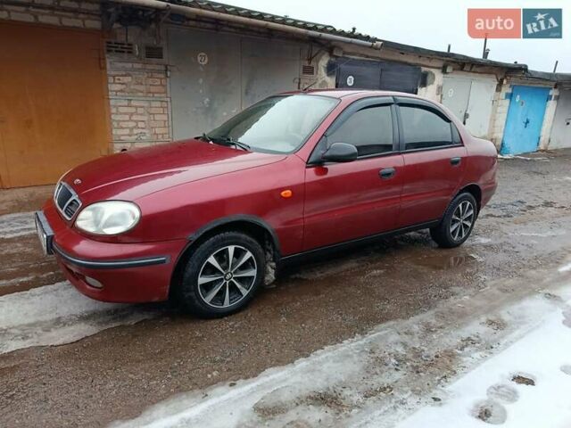 Червоний Деу Сенс, об'ємом двигуна 1.3 л та пробігом 180 тис. км за 1950 $, фото 1 на Automoto.ua