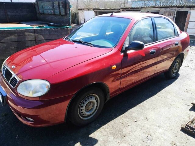 Красный Дэу Сенс, объемом двигателя 1.3 л и пробегом 183 тыс. км за 2500 $, фото 1 на Automoto.ua