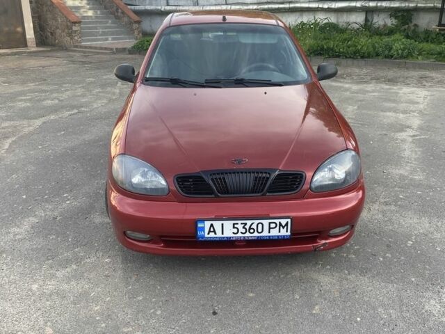 Красный Дэу Сенс, объемом двигателя 1.5 л и пробегом 130 тыс. км за 2250 $, фото 1 на Automoto.ua