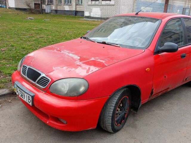 Красный Дэу Сенс, объемом двигателя 1.4 л и пробегом 243 тыс. км за 1095 $, фото 1 на Automoto.ua