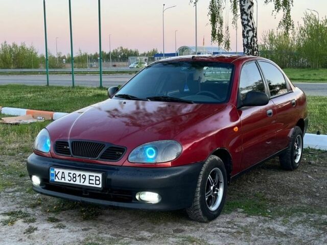 Красный Дэу Сенс, объемом двигателя 1.4 л и пробегом 169 тыс. км за 1450 $, фото 1 на Automoto.ua