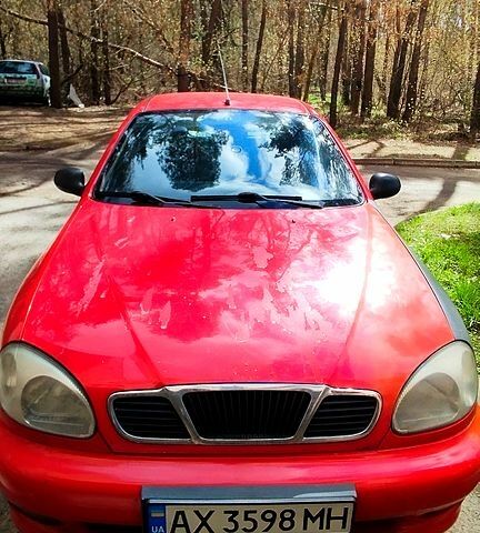 Красный Дэу Сенс, объемом двигателя 1.4 л и пробегом 170 тыс. км за 1300 $, фото 1 на Automoto.ua