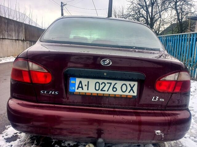 Червоний Деу Сенс, об'ємом двигуна 1.3 л та пробігом 170 тис. км за 2100 $, фото 1 на Automoto.ua