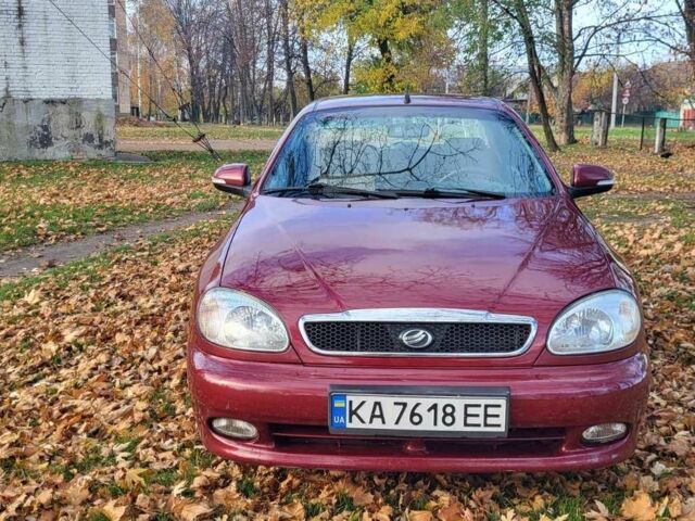 Красный Дэу Сенс, объемом двигателя 1.5 л и пробегом 84 тыс. км за 3550 $, фото 1 на Automoto.ua