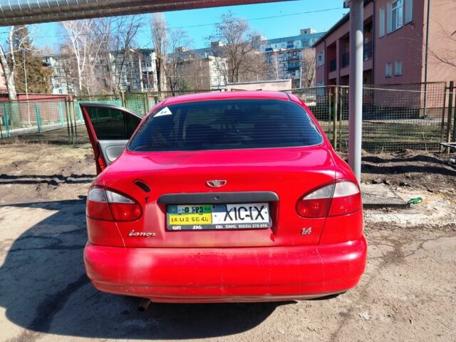 Червоний Деу Сенс, об'ємом двигуна 1.4 л та пробігом 218 тис. км за 1432 $, фото 1 на Automoto.ua
