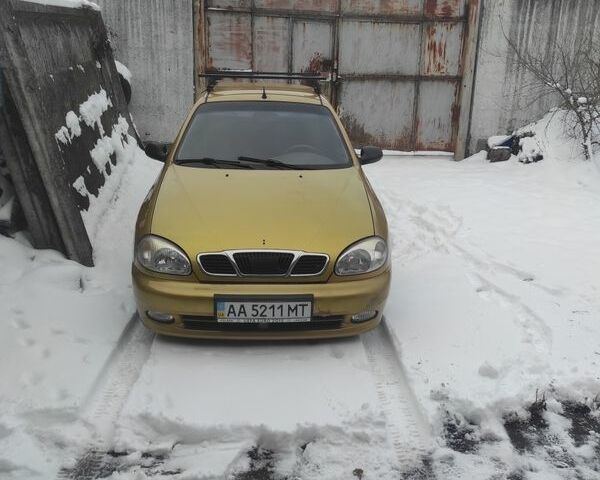 Желтый Дэу Сенс, объемом двигателя 1.3 л и пробегом 186 тыс. км за 1850 $, фото 1 на Automoto.ua