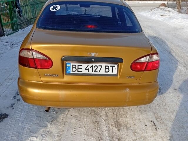 Жовтий Деу Сенс, об'ємом двигуна 1.3 л та пробігом 123 тис. км за 950 $, фото 1 на Automoto.ua