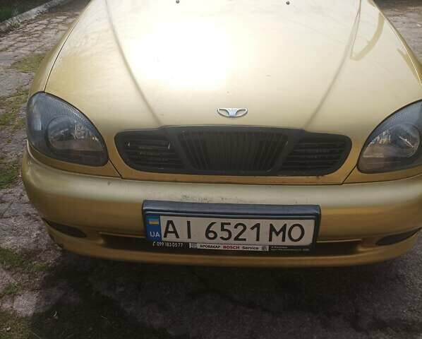 Желтый Дэу Сенс, объемом двигателя 1.3 л и пробегом 290 тыс. км за 1750 $, фото 1 на Automoto.ua