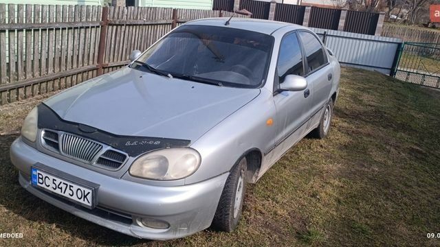 Сірий Деу Сенс, об'ємом двигуна 1.3 л та пробігом 195 тис. км за 1110 $, фото 1 на Automoto.ua