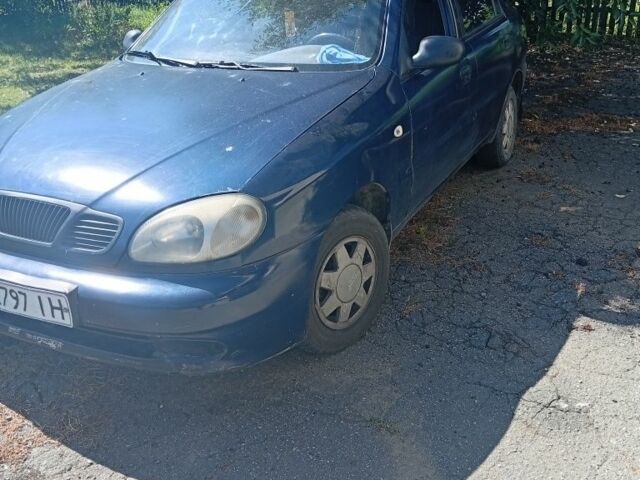Синий Дэу Сенс, объемом двигателя 1 л и пробегом 150 тыс. км за 900 $, фото 1 на Automoto.ua