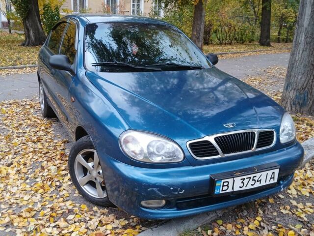 Синий Дэу Сенс, объемом двигателя 1.6 л и пробегом 135 тыс. км за 2700 $, фото 1 на Automoto.ua