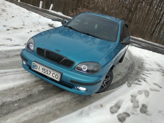 Синий Дэу Сенс, объемом двигателя 1.3 л и пробегом 205 тыс. км за 2700 $, фото 1 на Automoto.ua