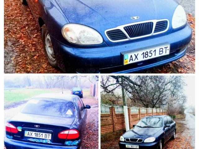 Синий Дэу Сенс, объемом двигателя 2 л и пробегом 150 тыс. км за 2300 $, фото 1 на Automoto.ua