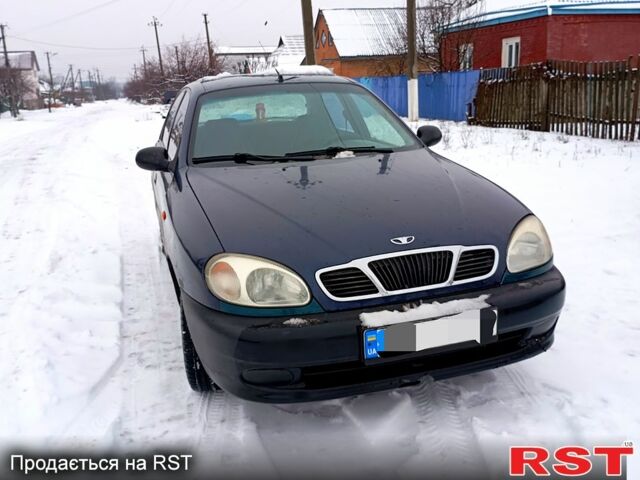 Синий Дэу Сенс, объемом двигателя 1.3 л и пробегом 200 тыс. км за 1550 $, фото 1 на Automoto.ua