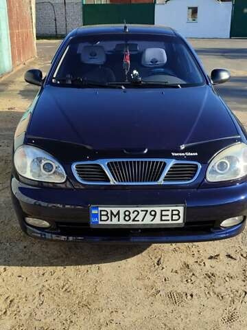 Синий Дэу Сенс, объемом двигателя 1.3 л и пробегом 143 тыс. км за 2400 $, фото 1 на Automoto.ua