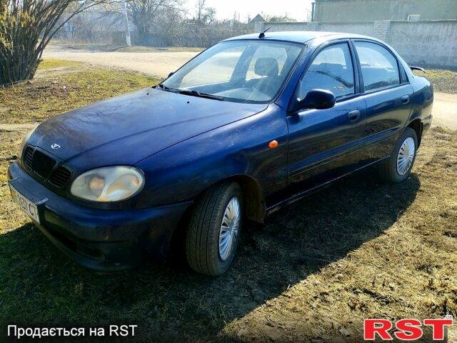 Синий Дэу Сенс, объемом двигателя 1.3 л и пробегом 240 тыс. км за 1000 $, фото 1 на Automoto.ua