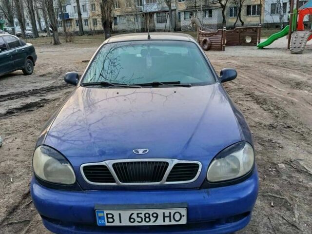 Синий Дэу Сенс, объемом двигателя 1.3 л и пробегом 250 тыс. км за 1000 $, фото 1 на Automoto.ua