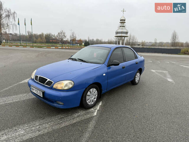 Синий Дэу Сенс, объемом двигателя 1.3 л и пробегом 156 тыс. км за 1000 $, фото 1 на Automoto.ua