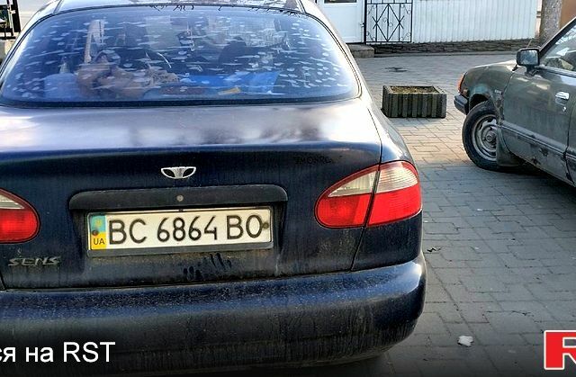 Синий Дэу Сенс, объемом двигателя 1.3 л и пробегом 200 тыс. км за 1550 $, фото 1 на Automoto.ua