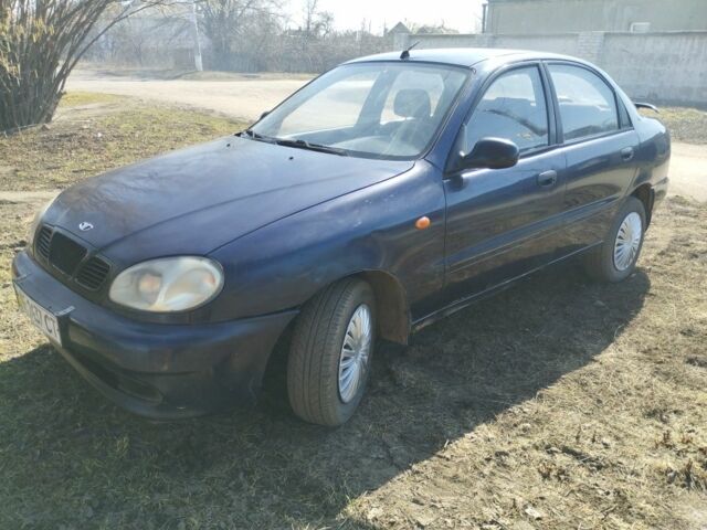 Синий Дэу Сенс, объемом двигателя 1.3 л и пробегом 240 тыс. км за 1000 $, фото 1 на Automoto.ua