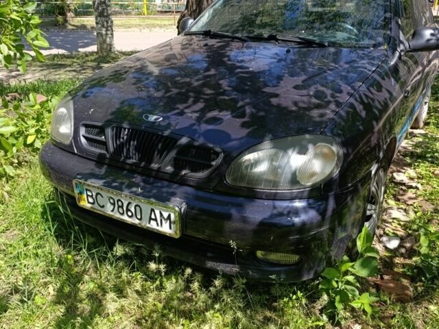 Синий Дэу Сенс, объемом двигателя 1.3 л и пробегом 200 тыс. км за 800 $, фото 1 на Automoto.ua