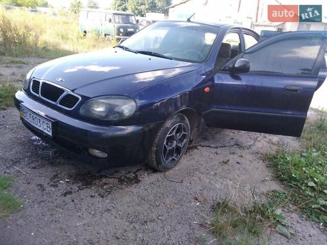 Синий Дэу Сенс, объемом двигателя 1.3 л и пробегом 247 тыс. км за 2000 $, фото 1 на Automoto.ua