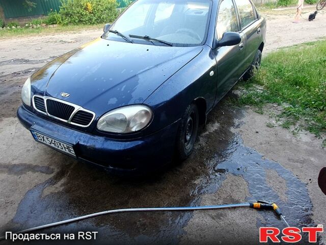 Синий Дэу Сенс, объемом двигателя 1.3 л и пробегом 130 тыс. км за 600 $, фото 1 на Automoto.ua