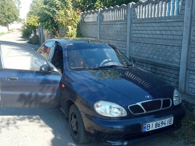 Синий Дэу Сенс, объемом двигателя 1.3 л и пробегом 239 тыс. км за 2350 $, фото 1 на Automoto.ua