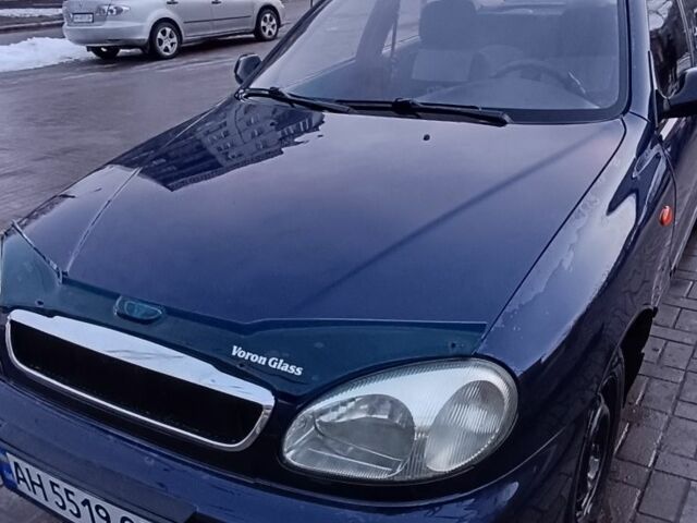 Синий Дэу Сенс, объемом двигателя 1.3 л и пробегом 324 тыс. км за 1800 $, фото 1 на Automoto.ua