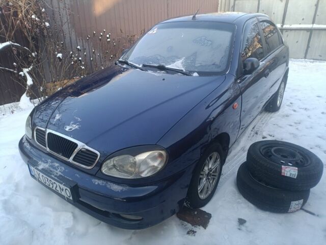 Синий Дэу Сенс, объемом двигателя 1.5 л и пробегом 193 тыс. км за 2500 $, фото 1 на Automoto.ua