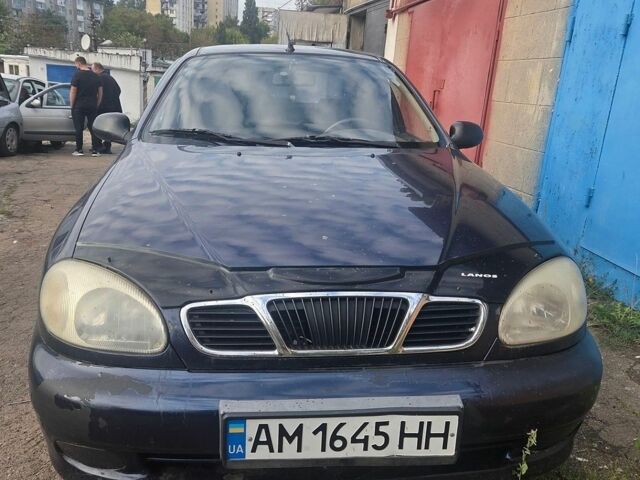 Синий Дэу Сенс, объемом двигателя 1.3 л и пробегом 161 тыс. км за 1500 $, фото 1 на Automoto.ua