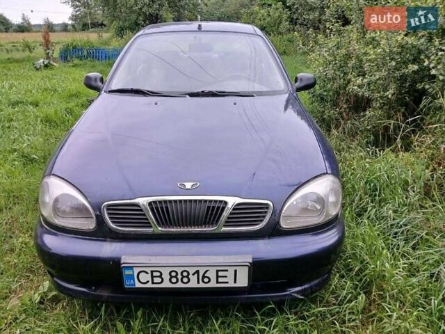 Синий Дэу Сенс, объемом двигателя 1.3 л и пробегом 154 тыс. км за 1200 $, фото 1 на Automoto.ua