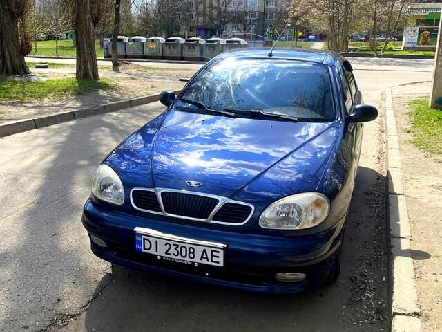 Синий Дэу Сенс, объемом двигателя 1.3 л и пробегом 200 тыс. км за 2250 $, фото 1 на Automoto.ua